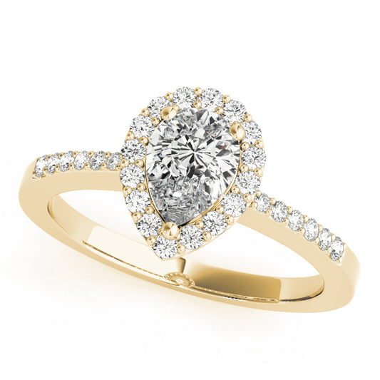 Pear Engagement Ring M83498-8X5