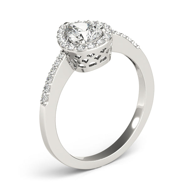 Pear Engagement Ring M83498-10X7