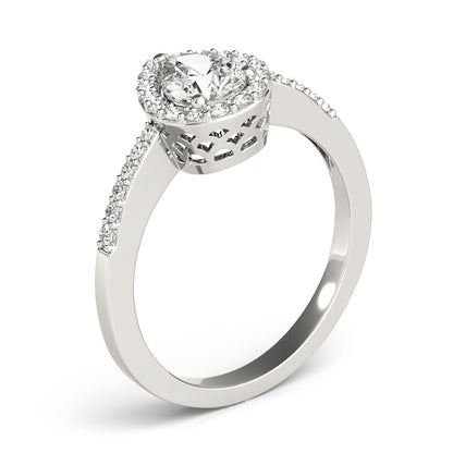 Pear Engagement Ring M83498-10X7