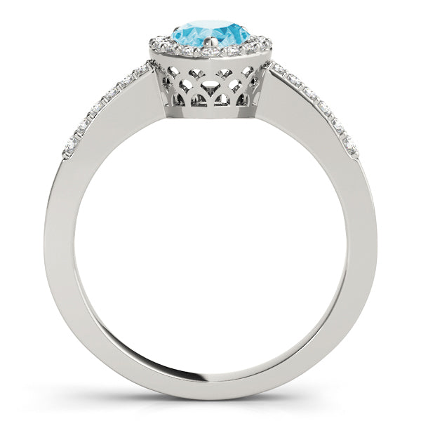 Pear Engagement Ring M83498-10X7