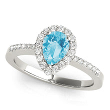 Load image into Gallery viewer, Pear Engagement Ring M83498-6X4
