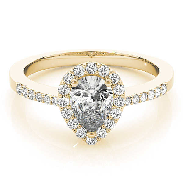 Pear Engagement Ring M83498-10X7