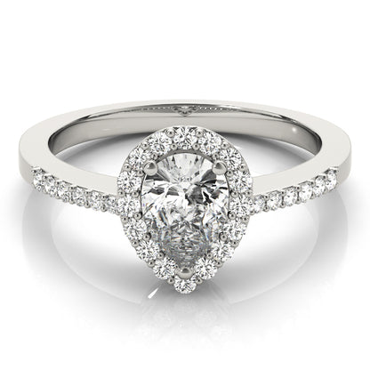 Pear Engagement Ring M83498-10X7