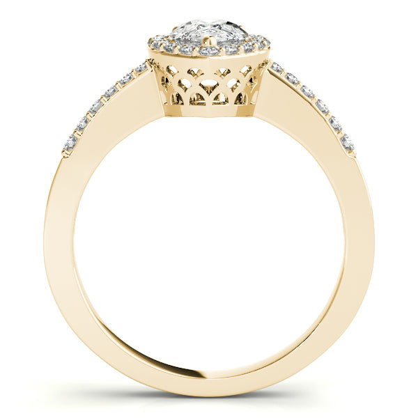 Pear Engagement Ring M83498-10X7