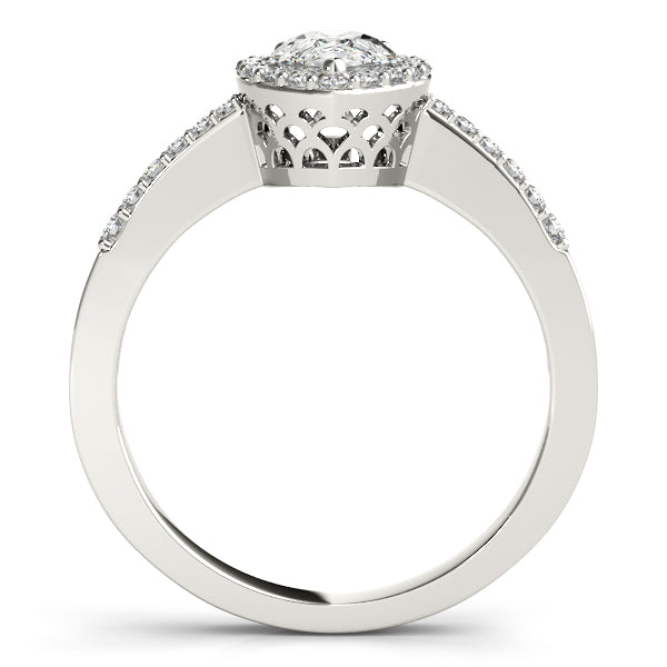 Pear Engagement Ring M83498-10X7