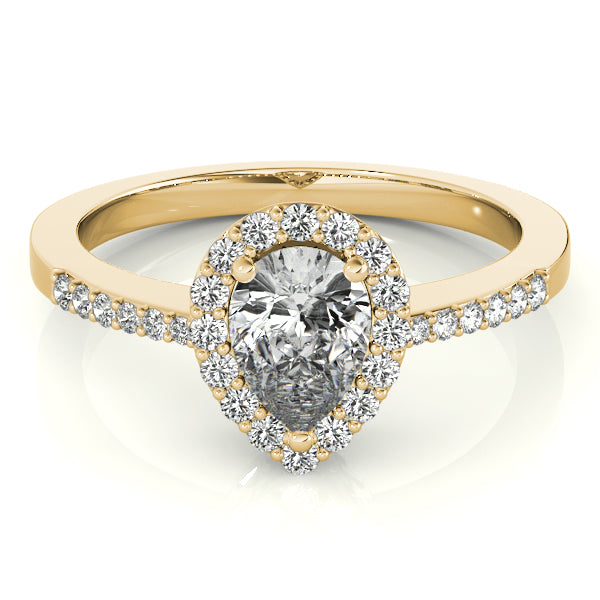 Pear Engagement Ring M83498-10X7