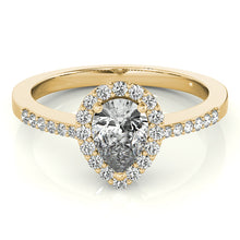 Load image into Gallery viewer, Pear Engagement Ring M83498-6X4
