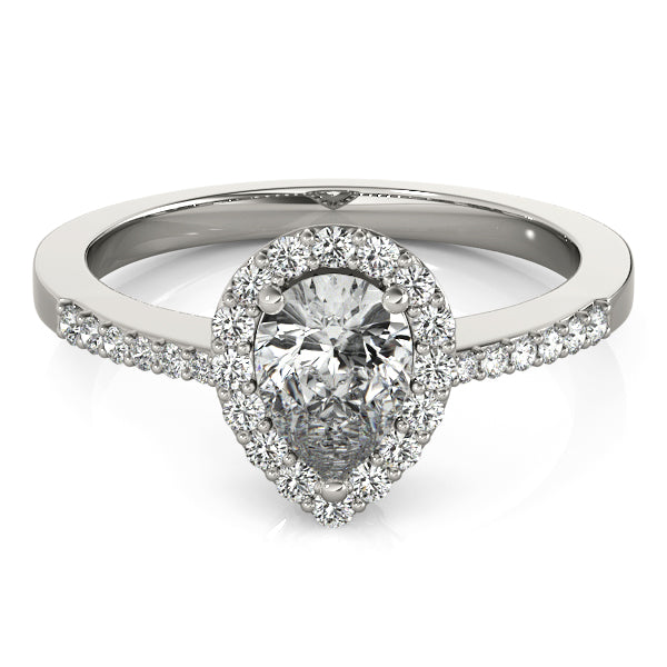 Pear Engagement Ring M83498-10X7