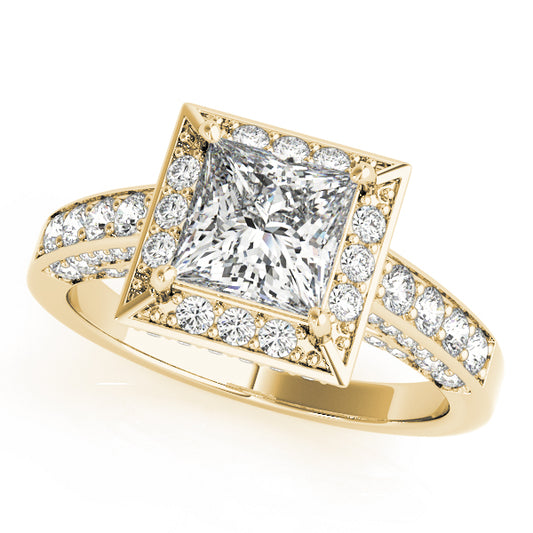 Square Engagement Ring M83501-4