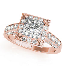 Load image into Gallery viewer, Square Engagement Ring M83501-7
