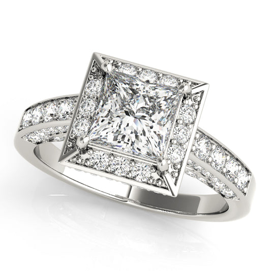 Square Engagement Ring M83501-4