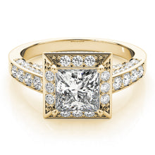 Load image into Gallery viewer, Square Engagement Ring M83501-8
