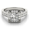 Load image into Gallery viewer, Square Engagement Ring M83501-4
