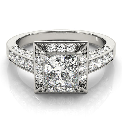 Square Engagement Ring M83501-8