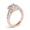 Load image into Gallery viewer, Square Engagement Ring M83501-4
