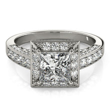 Load image into Gallery viewer, Square Engagement Ring M83501-4
