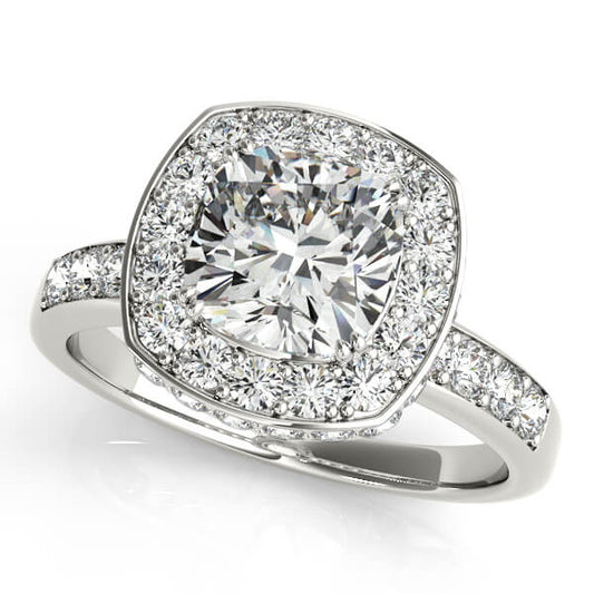 Cushion Engagement Ring M83502-10