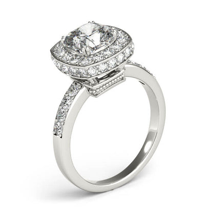 Cushion Engagement Ring M83502-10