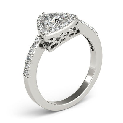 Trillion Engagement Ring M83515-5