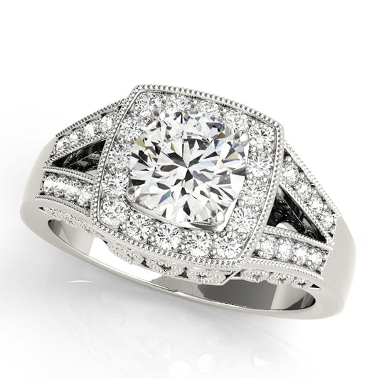 Round Engagement Ring M83554
