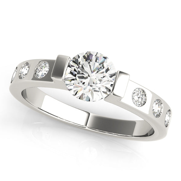 Round Engagement Ring M83592-11/2