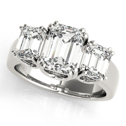 Emerald Cut Engagement Ring M83610