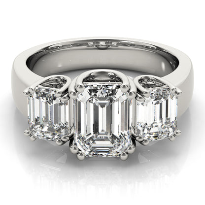 Emerald Cut Engagement Ring M83610