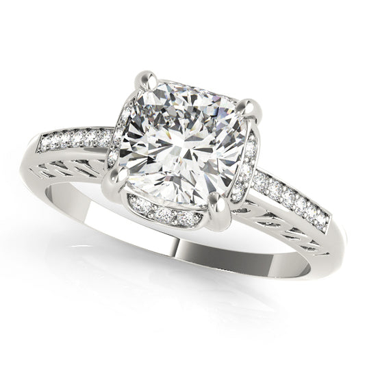 Cushion Engagement Ring M83611