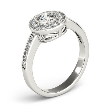 Round Engagement Ring M83616