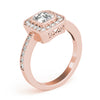 Load image into Gallery viewer, Emerald Cut Engagement Ring M83650-B
