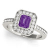 Load image into Gallery viewer, Emerald Cut Engagement Ring M83650-B
