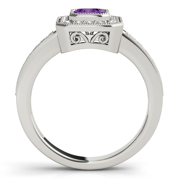 Emerald Cut Engagement Ring M83650-B