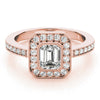 Load image into Gallery viewer, Emerald Cut Engagement Ring M83650-B
