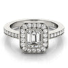 Load image into Gallery viewer, Emerald Cut Engagement Ring M83650-B
