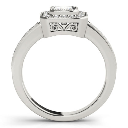 Emerald Cut Engagement Ring M83650-B