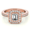 Load image into Gallery viewer, Emerald Cut Engagement Ring M83650-B
