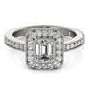 Load image into Gallery viewer, Emerald Cut Engagement Ring M83650-B
