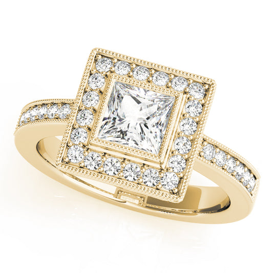 Square Engagement Ring M83651