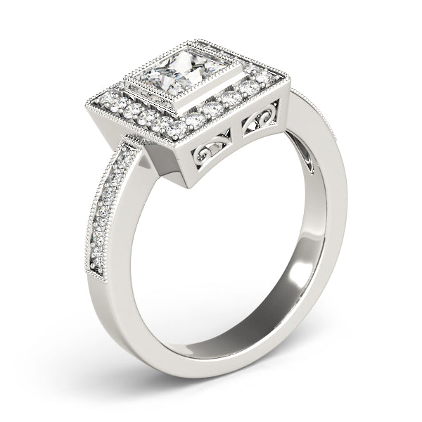 Square Engagement Ring M83651