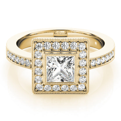 Square Engagement Ring M83651