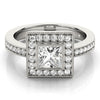 Load image into Gallery viewer, Square Engagement Ring M83651
