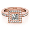 Load image into Gallery viewer, Square Engagement Ring M83651
