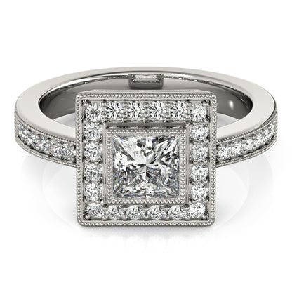 Square Engagement Ring M83651