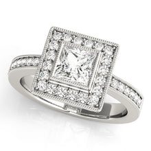 Load image into Gallery viewer, Square Engagement Ring M83651
