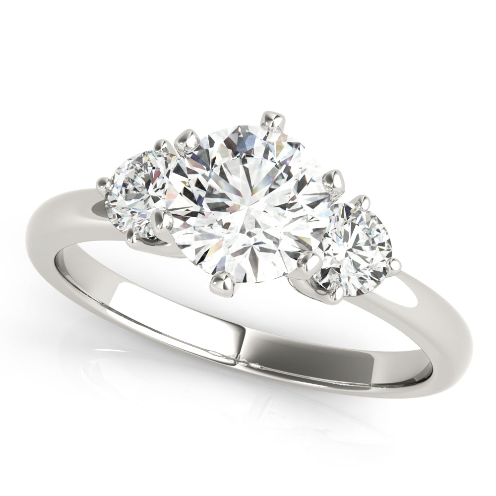 Round Engagement Ring M83707-1/3