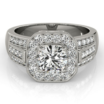Round Engagement Ring M83713