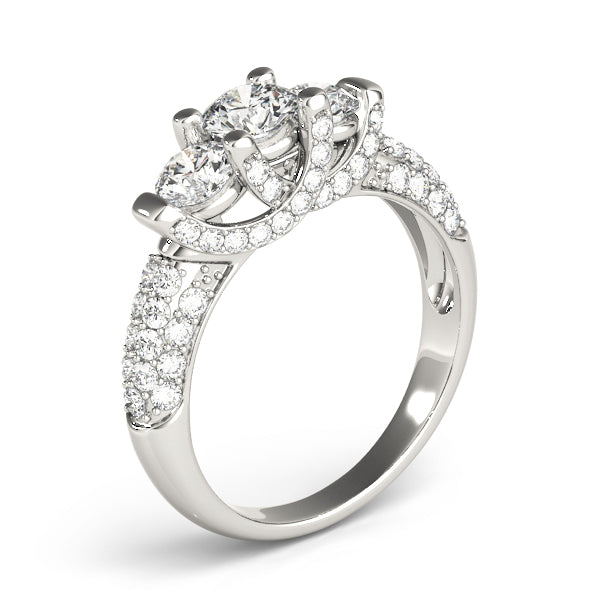 Round Engagement Ring M83741-21/2