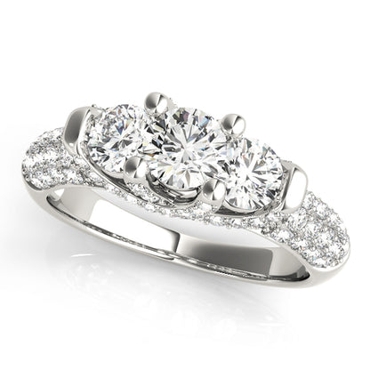 Round Engagement Ring M83741-3