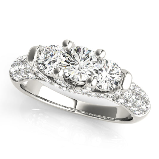 Round Engagement Ring M83741-3