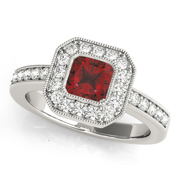 Cushion Engagement Ring M83755